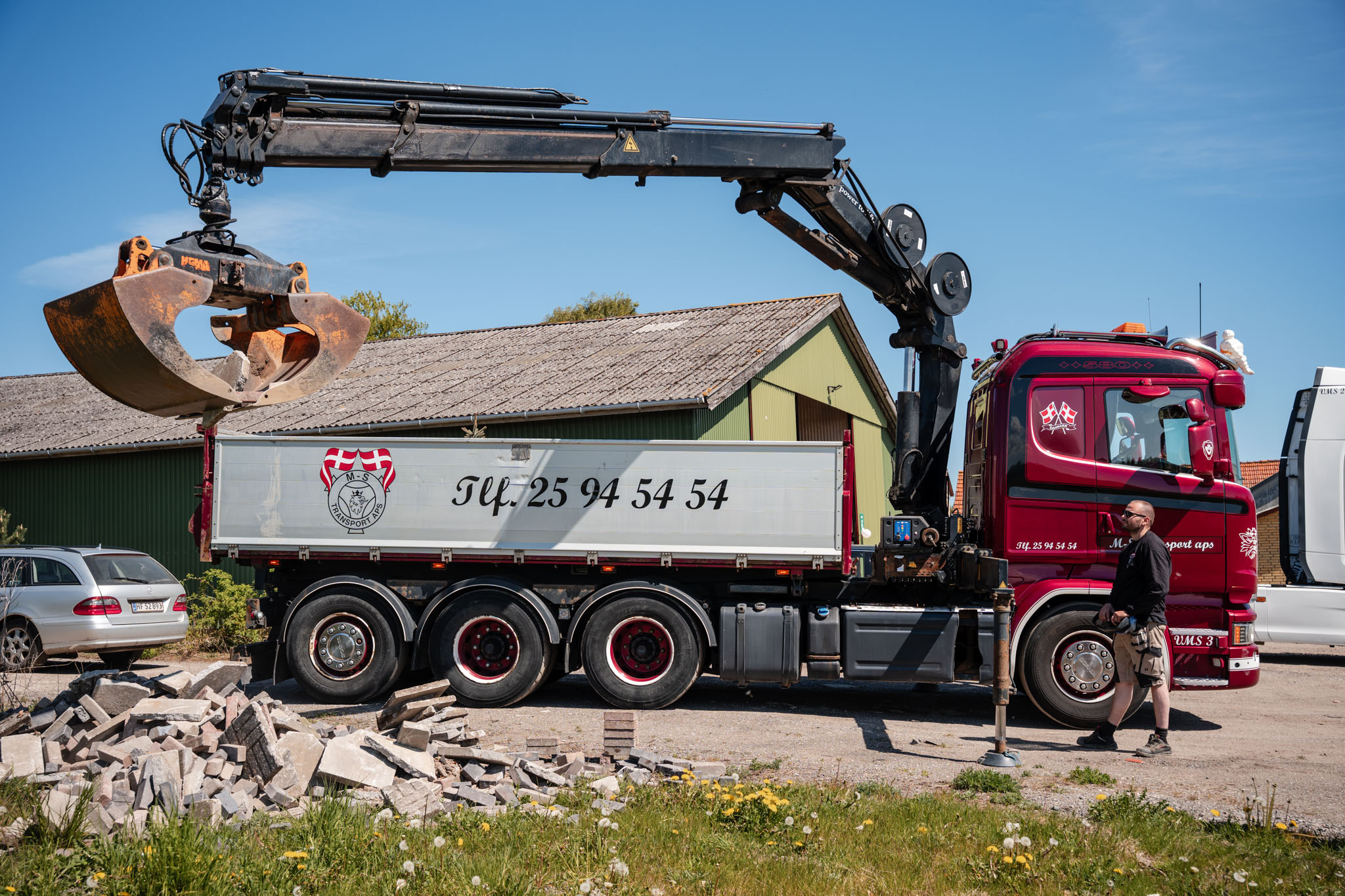 M-S Transport vognmand med kran
